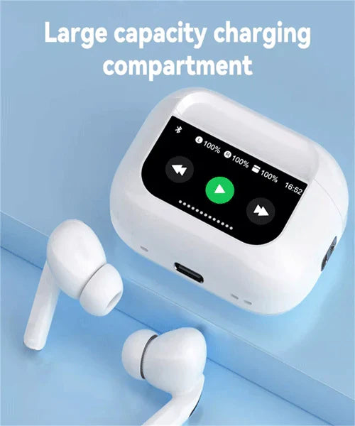 A9 Pro Airpods  with LCD touchscreen display