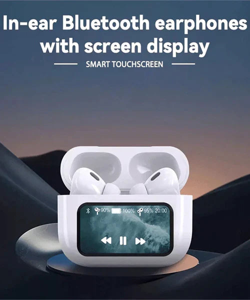 A9 Pro Airpods  with LCD touchscreen display