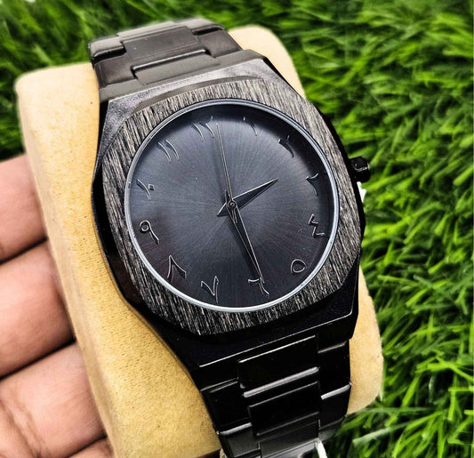 Black Arabic Aura Watch Steel (Edition)