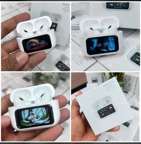 A9 Pro Airpods  with LCD touchscreen display