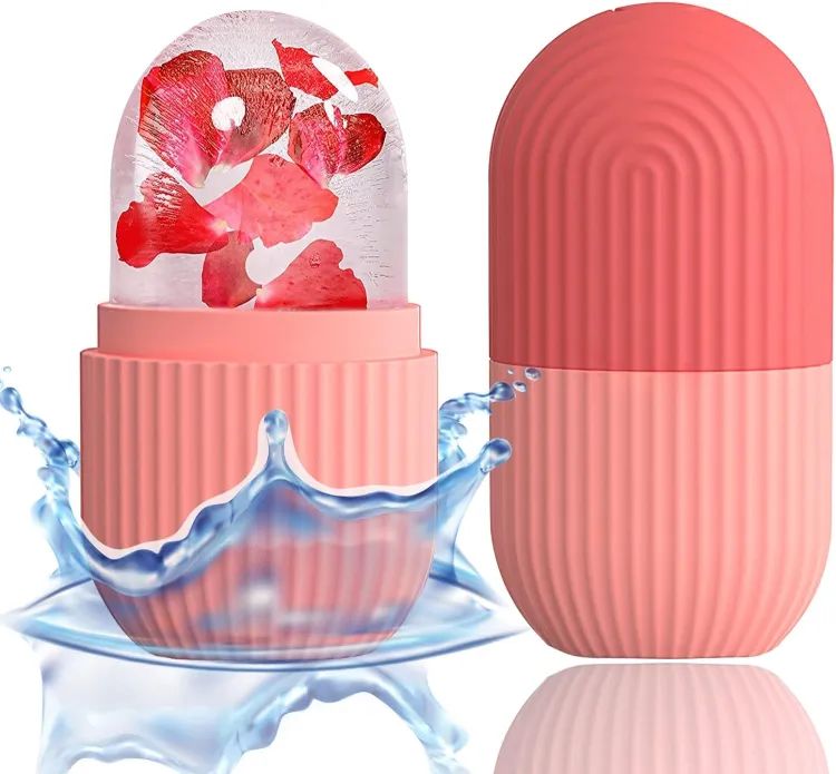 Silicone Ice Cube Roller Massager for Face Eyes and Neck